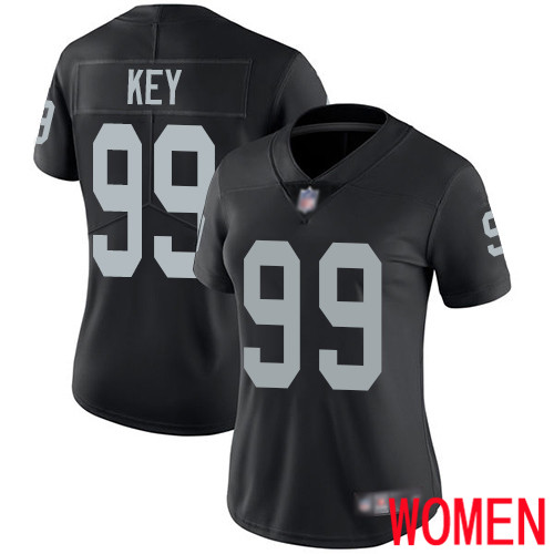 Oakland Raiders Limited Black Women Arden Key Home Jersey NFL Football #99 Vapor Untouchable Jersey->youth nfl jersey->Youth Jersey